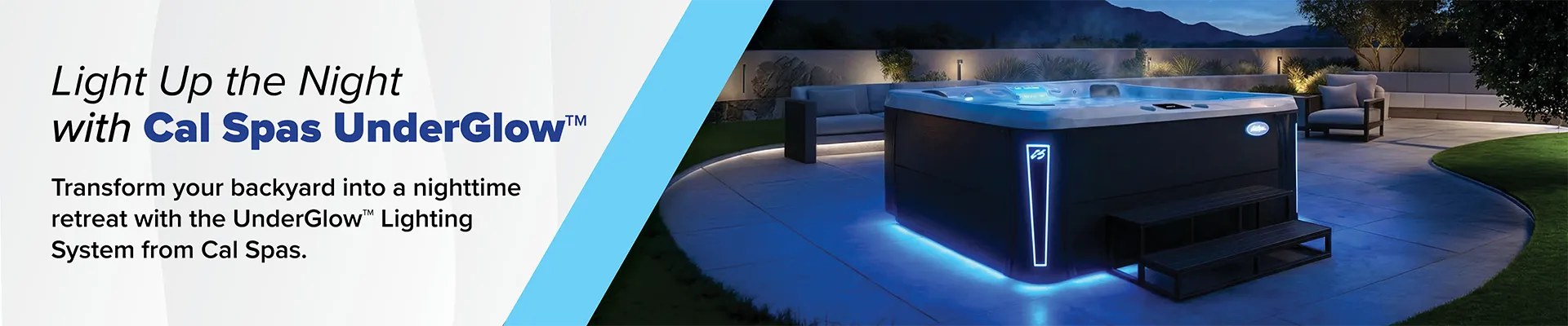 Calspas hot tub being used in a family setting - Somerville